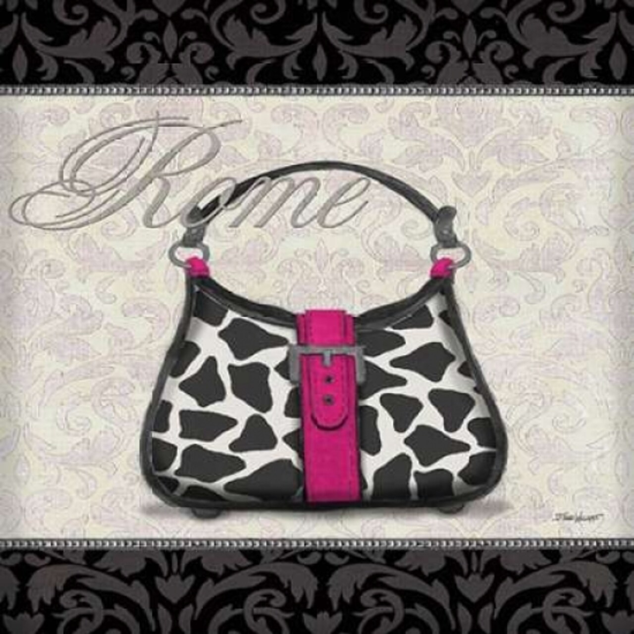 Pink Purse Square II Poster Print by Todd Williams - Item # VARPDXTWM076